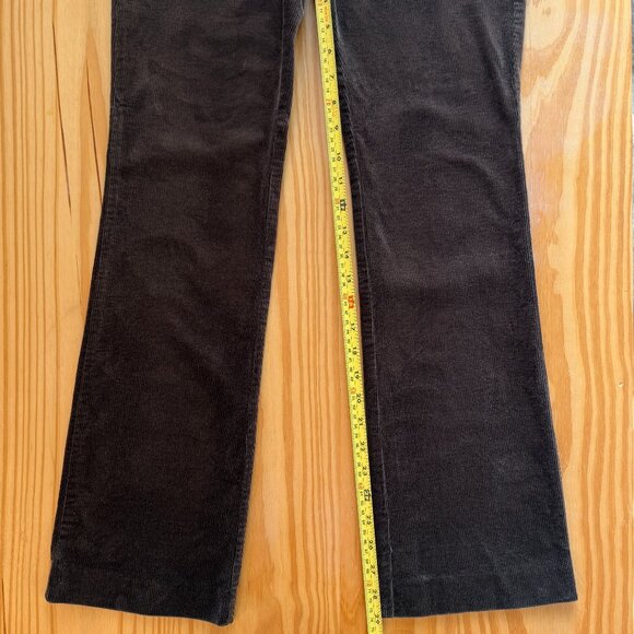 LAUREN RALPH LAUREN High-Rise Corduroy Boot Trouser sz 6P - Picture 7 of 10